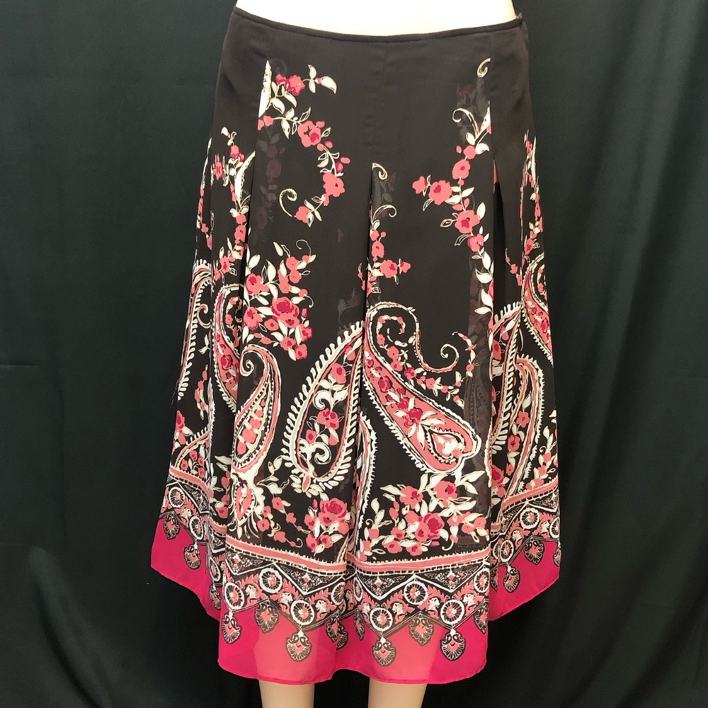 East5th Aline skirt Woman’s 12 floral flower dance